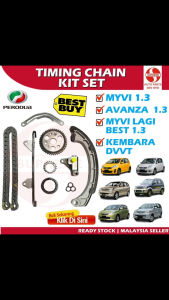 S2U Perodua Timing Chain Myvi Old Icon Lagi Best 1.3 Kembara DVVT Toyota Avanza F601 Timin Kereta