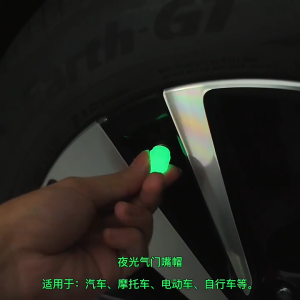 ZCAUTO Lốp Xe Ô Tô Màu Mới Nắp Van Dạ Quang Nắp Van Xe Ô Tô Nắp Van Dạ Quang Thông Dụng