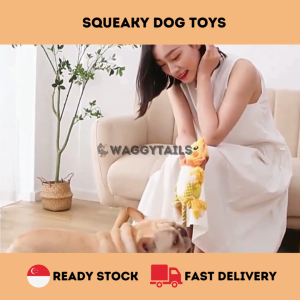[SG Stock] Dog Toy | Pet Squeaky Toy | Soft Toy | Rope Toy | Animal Chewing Toy | Dog Cat Toy | Rustling