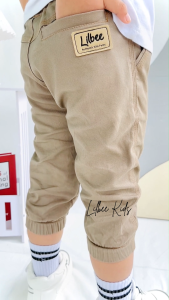 Celana Joger Anak Laki-Laki 3/4 Katun Soft Stretch CT 004