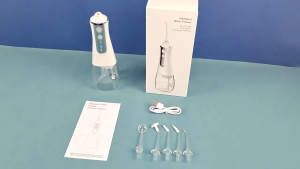 Máy tăm nước KAW cầm tay cao cấp 300ml bình xịt vệ sinh răng miệng Đầu xoay 360 độ dễ dàng sử dụng