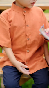 JENAKA KIDS Ghava Kemeja Koko Anak Denim