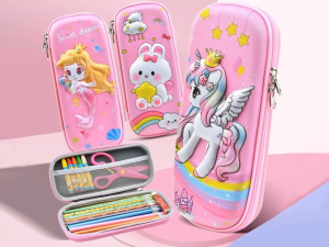 Boy Girl Kuromi Pencil case 3D EVA Cute Pencil Box Cartoon stationery Pen bag for school Kid Children Storage Pouch
