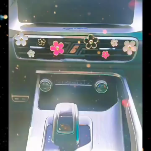 4Pcs/Set Car Outlet Vent Perfume Clips Car Air Freshener Conditioning Aromatherapy Small Daisy Interior Decoration Accessories