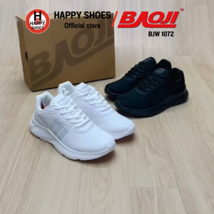 [🥇ของแท้100%🚚ส่งเร็ว🆓ฟรี...ถุงเท้า 1 คู่] BAOJI รองเท้าผ้าใบหญิง Womens sneakers รองเท้าวิ่งหญิง รุ่น BJW1072 สวย นุ่มเบา สบายเท้า