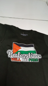 ( Kaos Anak ) Monstahopkids Kaos Anak Laki-Laki Perempuan Motif PALESTINA WILL FREE Bahan 24s
