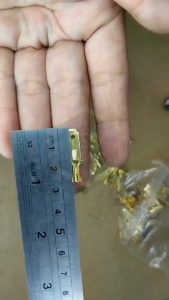 10 BIJI SEKUN SKUN KELAKSON TERMINAL KLAKSON COWO GEPENG LEBAR 7MM SKUN MALE AKI COWOK TEMBAGA KUNINGAN