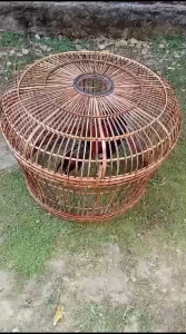 Kurungan Jago Gombongan Coklat Alamiah Anti Bribik Diameter 1 Meter