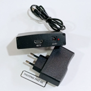 Box chuyển tín hiệu VGA ra HDMI (Có Audio) / Nguồn Adapter rời DC 5V