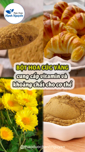Bột hoa cúc vàng nguyên chất 1kg (Dưỡng daan thần thanh lọc cơ thể) - Thảo Dược Hạnh Nguyên