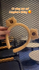 LINDO Bờm Tóc Cài Tóc Chuột Lang Nước Capybara Cute