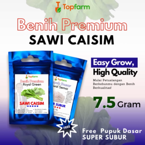 Benih Topfarm / Benih Sawi Caisim Super / Benih Sawi Caisim Superlebat / Benih Sawi Caisim Terbaik / Benih Sawi Caisim Manis / Benih Sawi Caisim Bangkok / Benih Sawi Caisim Batang Besar
