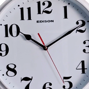 Jam Dinding Edison EDW 369 T31 Timbul Diameter 360mm 36cm