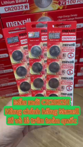 Pin CR2032H Chính Hãng Maxell Lithium 3v - Pin Remote Smartkey Ô tô Xe Máy Đồng Hồ Thiết Bị Các Loại