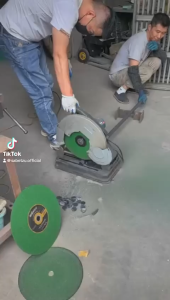 Sabetzu Batu Gerinda Potong Cut Off Machine 14 Inch Mata Gurinda Batu Potong Besi Hijau SS Batu Potong 14" X 3MM Mata Pisau Gerinda Cut Off Potong Besi 14 inch Batu Potong Besi Stainless Steel Aluminium Cutting Cut Off Wheel 14" COW54.514