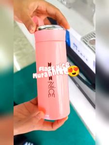 Nice 400ml tumbler glass bottle door gift hadiah botol air kaca water cup dapur sukan glass water bottle 玻璃材质 水瓶 茶杯