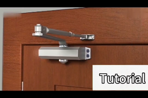 Hydraulic Buffer Door Closer 25kg To 80kg Adjustable Speed Automatic Door Closing Equipment Mute Soft Closing Door Hardware Automatic Door Closer 閉門器