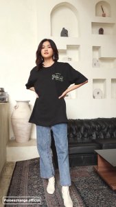 T-shirt Oversize Pria Wanita Polo Exchange DVSN - Model 10119