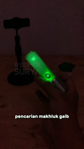 Senter Transparan Magnet 500 Lumens 8 Mode Cas Zoom Waterproof LED Flashlight Saku Glow In The Dark