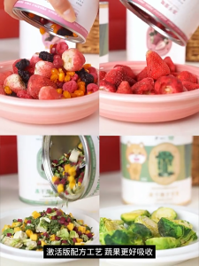 Paws Primitive Pet Freeze Dried Mixed Vegetable Spore Cabbage & Fruits