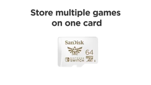 Sandisk Nintendo Licensed 64GB Memory Card For Nintendo Switch (SDSQXAT-064G-GN3ZN)