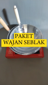 PAKET HEMAT WAJAN SEBLAK 24 CM & 26 CM ALUMUNIUM TEMPA ANTI LENGKET