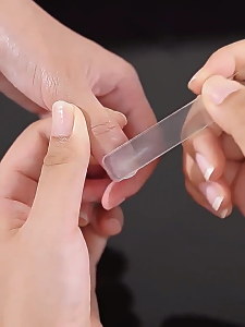 Satu Keluarga Alat Pengkilap Kuku Glass Nail File K177 Alat Manicure Pedicure Kikir Kuku Nano Glass