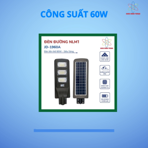 Đèn Đường Năng Lượng Mặt Trời JINDIAN 60W JD-1960A