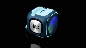 T&G Tg359 TWS RGB Flashing Lights Multi function Stereo Bass Portable Wireless Bluetooth Speaker