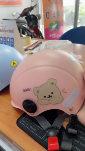 หมวกกันน็อค เด็ก หมวกกันน็อคผู้ใหญ่ หมวกกันน็อคเด็กมอเตอร์ไซด์ รถจักรยานยนต์ กันลม กันน้ำ หมวกกันน็อคครึ่งใบ Helmets