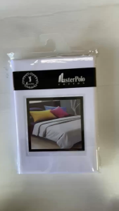 White Single Plain Bedsheets 2 in 1 Pack Cadar Asrama Putih Cotton Bujang Cadar Fitted Sarung Bantal