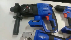 Akaido Mega Save Combo 21V] Brushless Cordless 3in1 Rotary Hammer + Angle Grinder + Drill - AKM26BL/ AKM100BL/ AK21BL