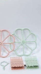 FOREVER - HANGER SERBAGUNA 18 JEPIT GANTUNGAN BAJU JEMURAN BULAT 18HOOK