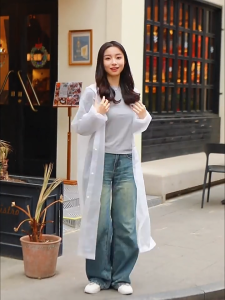 Áo mưa dáng dài MYT Áo mưa trong suốt toàn thân dày dặn chống thấm nước đi mưa đi du lịch dùng một lần cho nam nữ