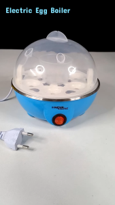 Steamer Telur Stainless Steel Kapasitas 7 Lubang 350W - Warna Lemon Yellow