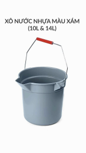 Xô nhựa tròn cao cấp TRUST / CHAOBAO chống vỡ chống va đập 10L / 13L / 14L thiết kế công thái học phân phối chính hãng tại CobiHome