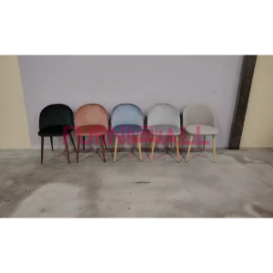 Furnimall Nordic Designer Chair Curvy Eames chair Velvet Dining Chair Dressing chair 餐椅