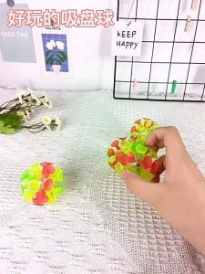 Bóng Dính Sticky Ball Bóng Ném Hít Bảng Độ Hút Cực Tốt Giáo Cụ Dạy Học Tiếng Anh Đồ Chơi Trẻ Em