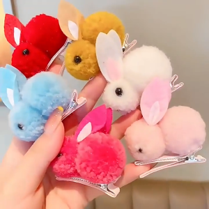 BF-C1133 Jepit Rambut Motif Kelinci Lucu Jepitan Aksesories Rambut Anak dan Wanita Rabbit Hair Clip
