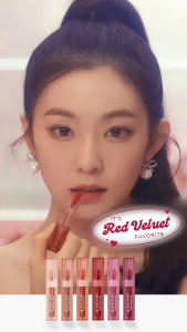 PROMO BULAN INI Azarine x Red Velvet Velvety Lippie Cream Lip Velvet Matte 3.2 ml