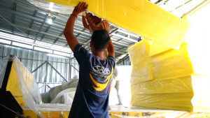 Busa kuning Royal Foam empuk ukuran 200 cm x 150 cm x 2 CM LP