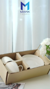 แก้วกาแฟลาเต้ ถ้วยกาแฟเซรามิค ดีไซน์เรียบหรู ทันสมัย ผลิตจากวัสดุคุณภาพดี ทนทาน เก็บรักษาความร้อนได้ดี  เหมาะกับร้านกาแฟทุกสไตล์