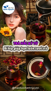 10 Set trà ngũ hắc đã rang thơm (gạo lứt đậu đen mè đen kỳ tử đen dâu tằm) kích thích mọc tóc đẹp da - Thảo dược Hạnh Nguyên