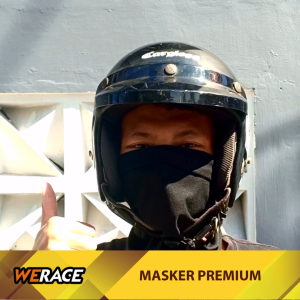 WERACE Masker Motor Premium Masker Berkendara Berkualitas Multifungsi Masker Balaclava Masker Motor Bandana Motor Bandana Polos