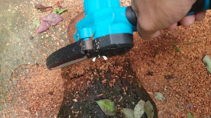 Máy cưa xích Makita 199V hàng chính hãng bảo hành 12 tháng  máy cưa xích cầm tay mini makita Lam xích dài 18cm  lõi đồng 100%