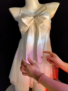 Hormones 💮ชุดนอนไม่ได้นอน💮 ชุดนอนเซ็กซี่หูกระต่าย  💮 โบว์น่ารักถอดออกได้ 💮  ชุดยั่วผัวเซ็กซี่ 💮 💮 ส่งจากไทย(H1155)