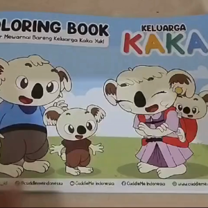 CuddleMe Coloring Book Buku Mewarnai Anak (KHUSUS HADIAH)