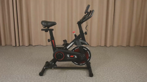OneTwoFit Spinning Bike Exercise Stationary bike Indoor 12KG Flywheel with LCD Monitor Adjustable Seat Home Cardio Workout exercise equipment Gym Weight Loss Tool