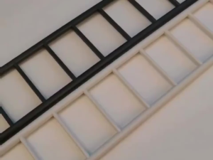 5PCS Pagar Rak Minimarket Tahan Lama 980*55mm Stoper Rak Minimarket Supermarket Plastik