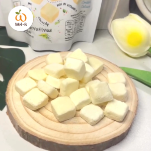 Wel-B FD Cheese Original 20g (ชีสกรอบ​ ออริจินอล 20 กรัม) - ฟรีซดราย กรอบ ขนมเด็ก  ของฝาก